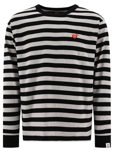Human Made Striped T-shirt In Black