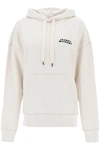 Isabel Marant Scott Logo Hoodie In Powder
