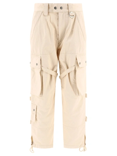 Isabel Marant Étoile Ss23 Women's Beige Cargo Trousers