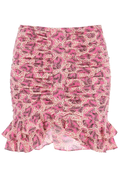 ISABEL MARANT ISABEL MARANT MILENDI SILK MINI SKIRT