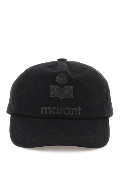 Isabel Marant Tyron Logo Baseball Cap In Black