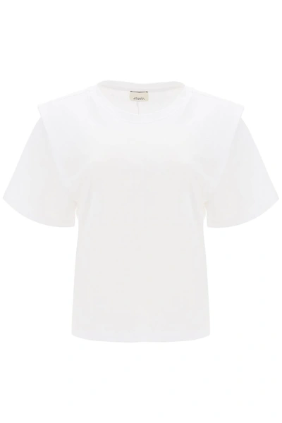 Isabel Marant Zelitos Organic Cotton T Shirt In White