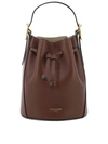 J & M Davidson Borsa A Secchiello Poppy In Pelle Marrone Donna