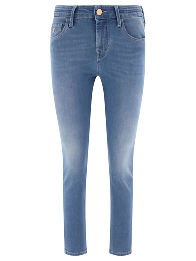 Jacob Cohen Kimberly Cropped Jeans In Blue