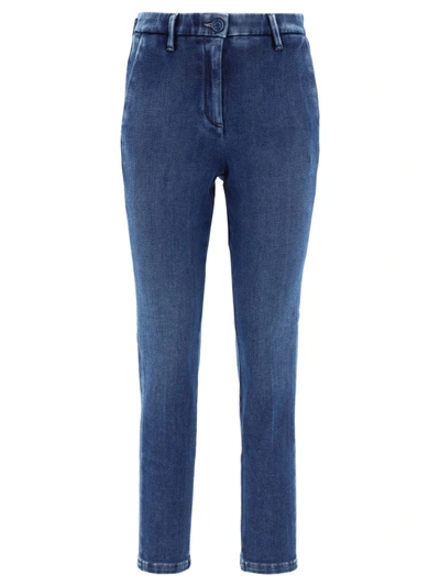 Jacob Cohen Marina Chino Style Jeans In Blue