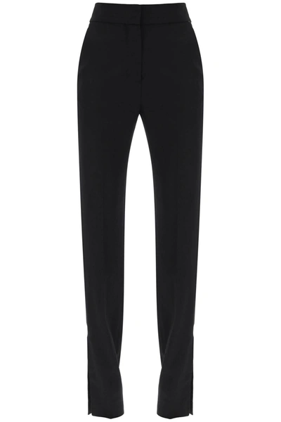 Jacquemus 'le Pantalon Tibau' Slit Pants In Black