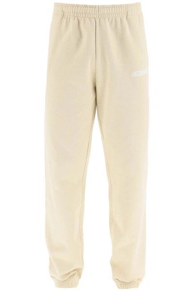 Jacquemus Madeiro Pleated Trousers In Beige