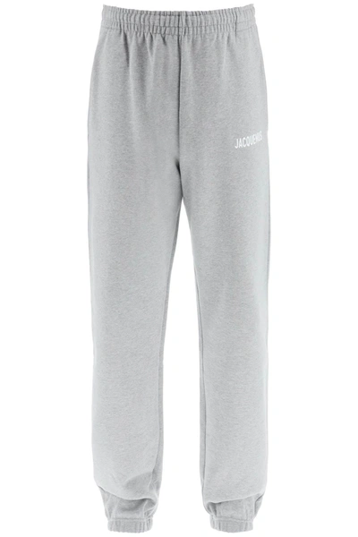 Jacquemus Le Jogging Cotton Sweatpants In 950 Grey