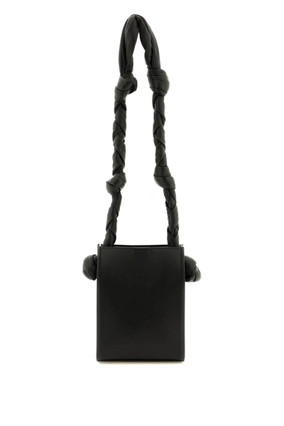 Jil Sander Tangle Md Shoulder Bag In Black