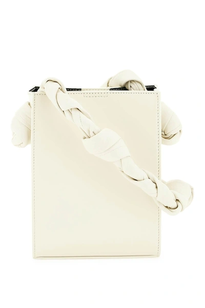 Jil Sander Tangle Small Shoulder Bag In White