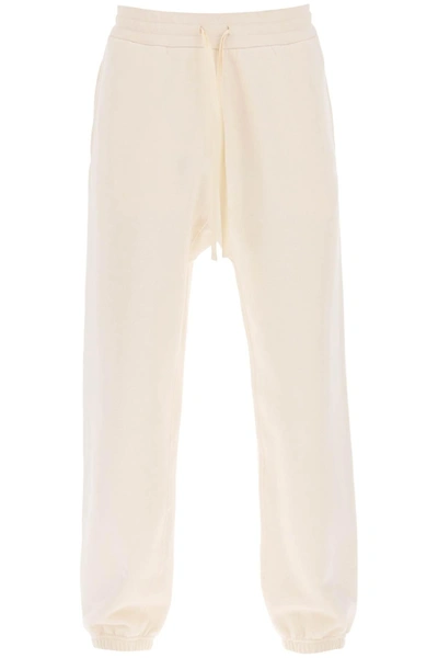 Jil Sander Cotton Drawstring Sweatpants In White
