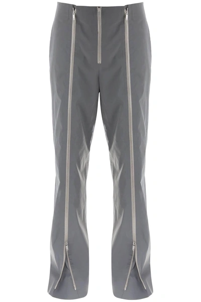 Jil Sander Pants In Reflective Fabric In Grey