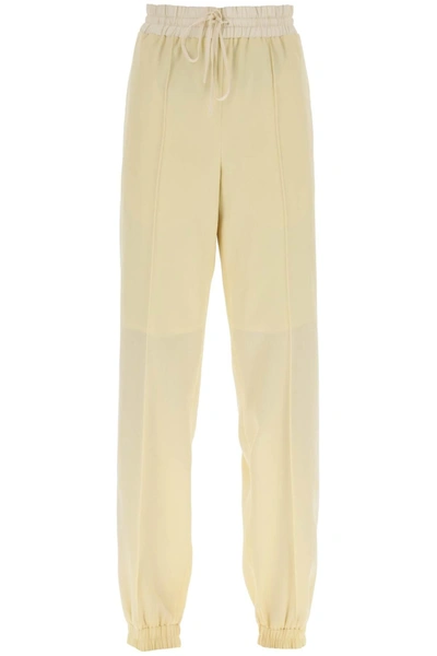 JIL SANDER JIL SANDER VIRGIN WOOL JOGGER PANTS