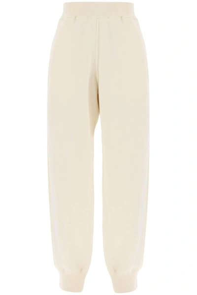 Jil Sander Wool-cotton Sweatpants In White