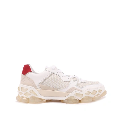 Jimmy Choo Diamond Sneakers In White