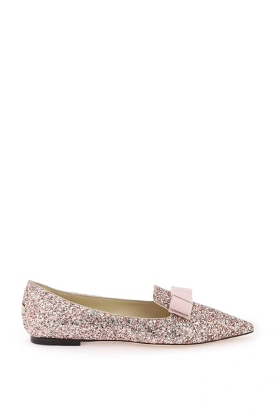 Jimmy Choo Gala Ballet Flats Women In Pink