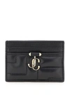 JIMMY CHOO JIMMY CHOO QUILTED NAPPA LEATHER CARD HOLDER