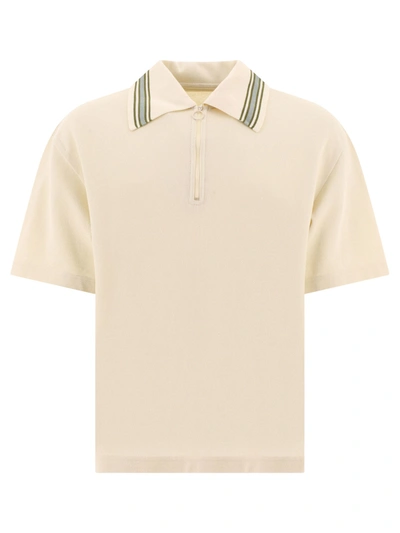 Kapital Zip Up Polo Shirts In Beige