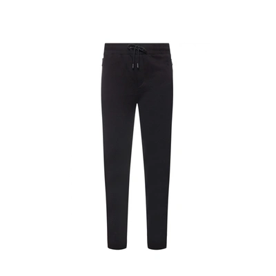 Karl Lagerfeld Cotton Logo Sweatpants In Black
