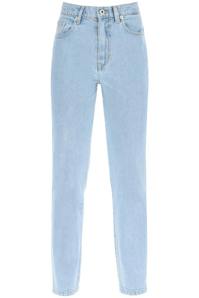 KENZO KENZO STRAIGHT LEG BLEACHED JEANS