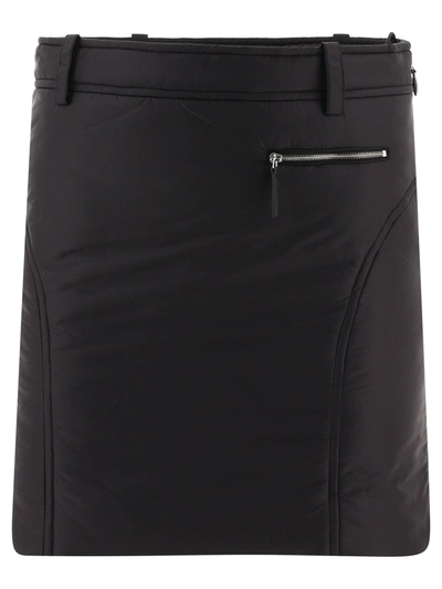 Khaite Padded Skirt In Black