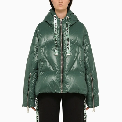 Khrisjoy Khris Iconic Down Jacket Sreen In Green