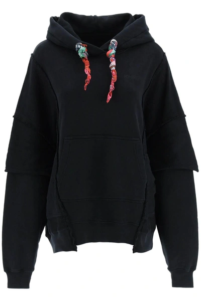 KHRISJOY KHRISJOY OVERSIZED HOODED SWEATSHIRT