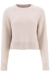 LANVIN LANVIN CROPPED WOOL AND CASHMERE SWEATER