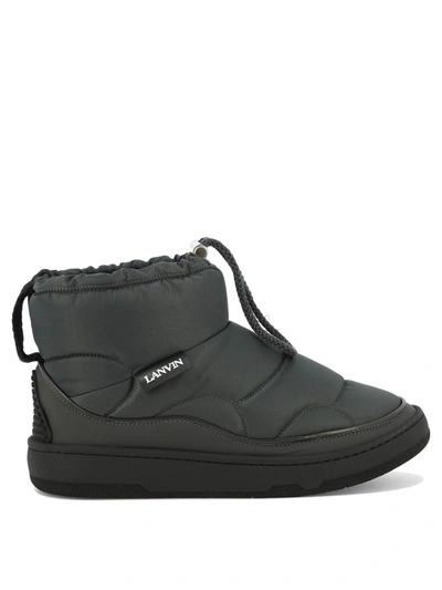 Lanvin "curb Xl" Snow Boots In Grey