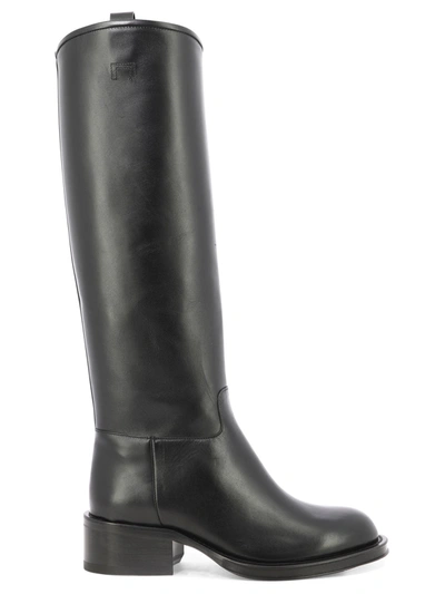 Lanvin "medley" Riding Boots In Black