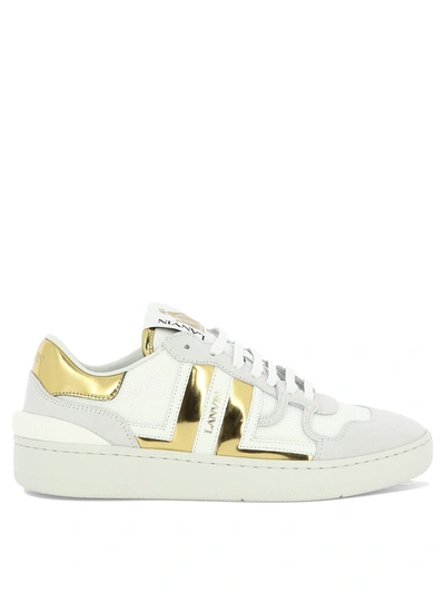 Lanvin White Clay Low-top Sneakers