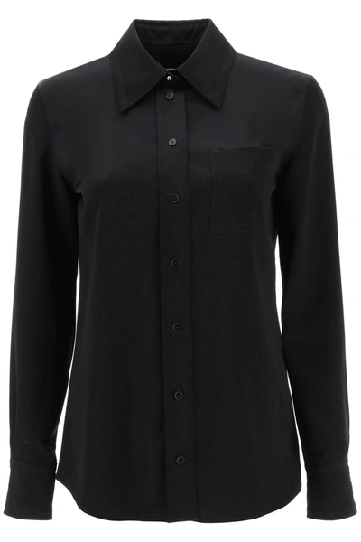 LANVIN LANVIN SATIN POCKET SHIRT