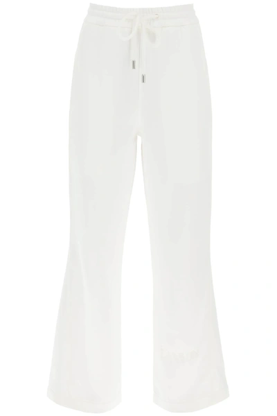 Lanvin Wide-leg Track Pants In White