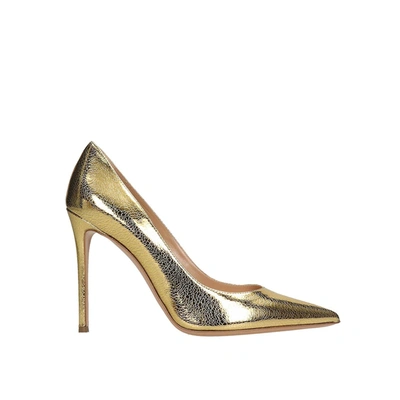 Lerre Leather Pumps In Gold