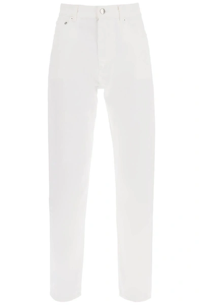 LOULOU STUDIO LOULOU STUDIO CROPPED STRAIGHT CUT JEANS