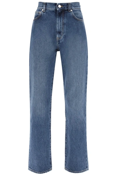 Loulou Studio High-rise Straight-leg Jeans In Blue