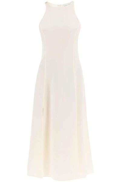 Loulou Studio Maxi Silk Slip Dress In White