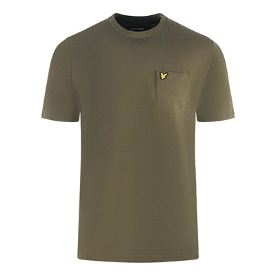 Lyle & Scott Man T-shirt Military Green Size Xxl Cotton