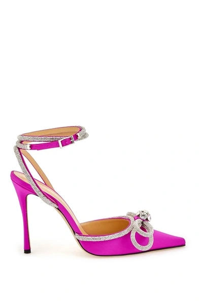 Mach & Mach Bow-detail Pointed Pumps In Pink