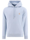 Maison Kitsuné Chillax Patch Hoodie In Light Blue