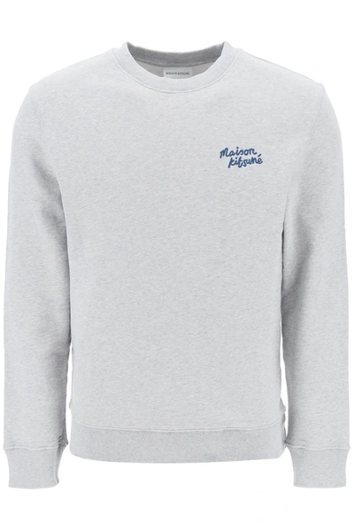 Maison Kitsuné Maison Kitsune Oars Regular Sweatshirt In Grey