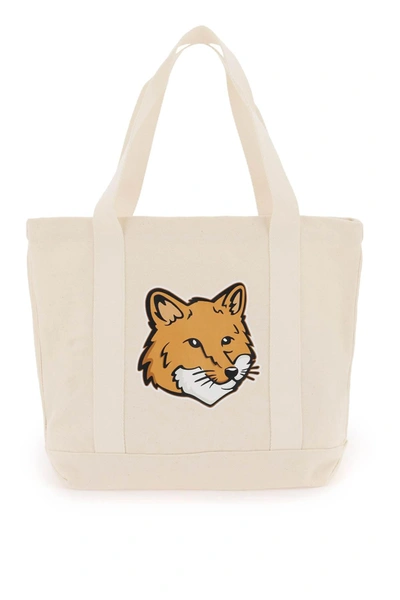 Maison Kitsuné Fox Head Tote Bag In 中性