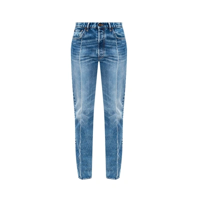 Maison Margiela Cotton Denim Jeans In Blue