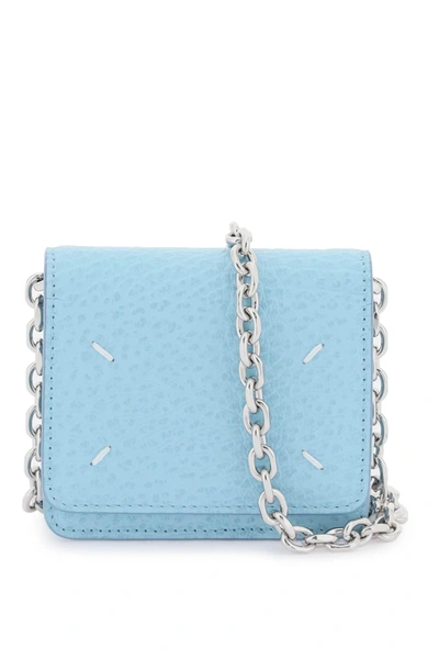 Maison Margiela Crossbody Mini Bag In Light Blue