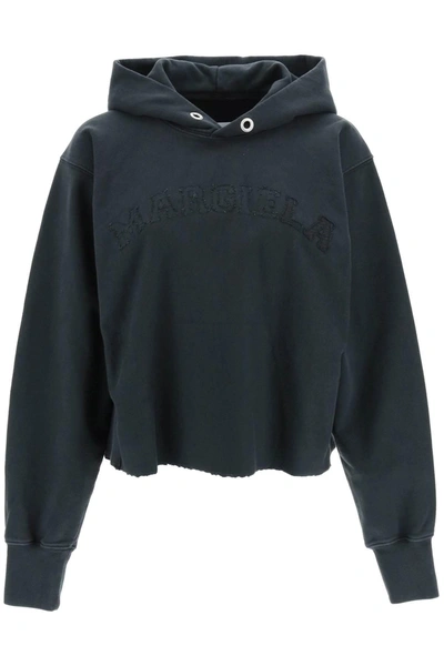 MAISON MARGIELA MAISON MARGIELA SHORT HOODIE RAW CUT