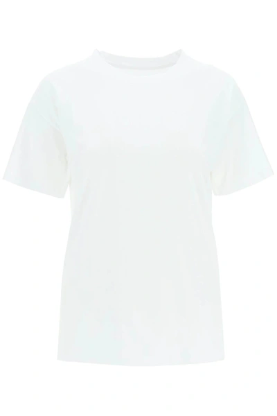 Maison Margiela Vintage Effect Logo T Shirt In White