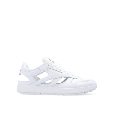 Maison Margiela X Reebok Leather Sneaker In White