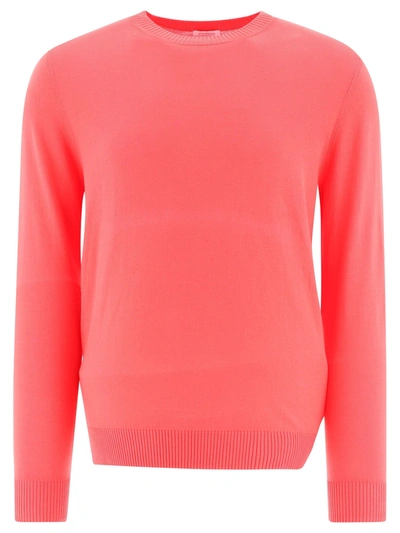 Malo Ribbed Sweater In Red