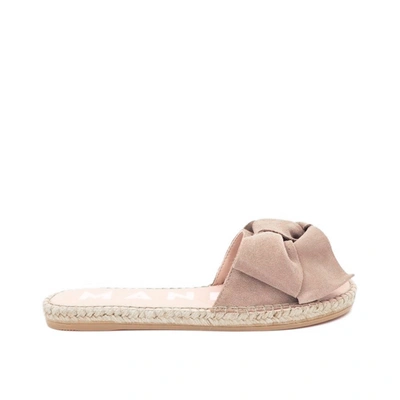 Manebi Suede Sandals In Beige