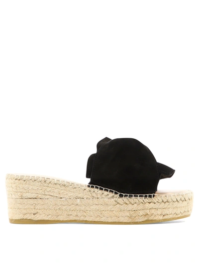 Manebi Hamptons Knot Espadrilles In Black